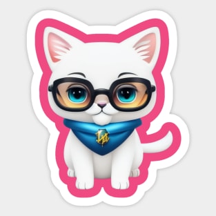 Michi Glasses Sticker